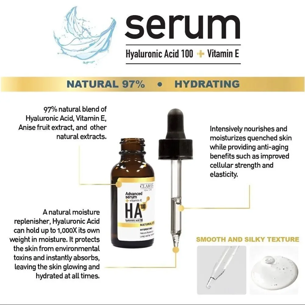Clara’s New York Advanced Hyaluronic Acid Serum